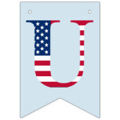 Custom Frack Party Bunting Banner 4. Juli (Zweite Fahne)