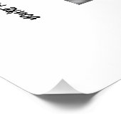 Custom Framed Couple Print Glossy Poster (Ecke)