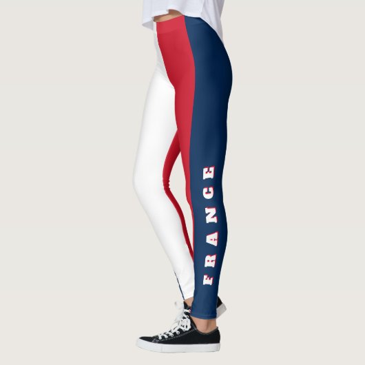 Custom France Print | Personalisierte französische Leggings (Links)