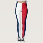 Custom France Print | Personalisierte französische Leggings (Vorderseite)