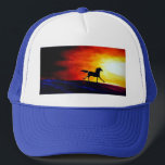 Custom Freedom White und Royal Blue Elegante Moder Truckerkappe<br><div class="desc">Custom Freedom White und Royal Blue Elegant Moderne Template Trucker Hut.</div>