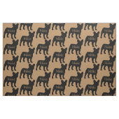 Custom French Bulldog Dog Fabric Stoff (Fat Quarter (45,7 x 55,9 cm))