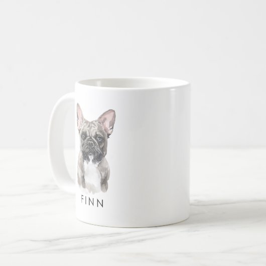 Custom French Bulldog Hund Lover Geschenke Kaffeetasse (Vorderseite Links)