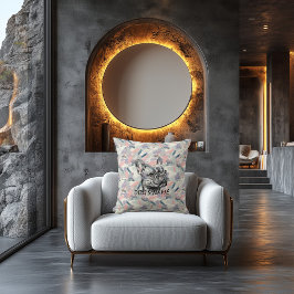 Custom French Bulldog Pillow Abstrakt Brushstroke Kissen