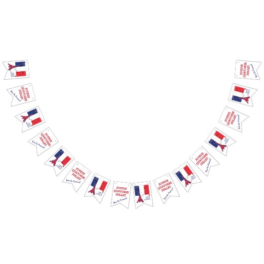 Custom French Flag BASTILLE DATEIEN Bunting Flags Wimpelkette (Alle)