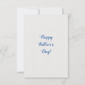 Custom Frenchie dad Dog Bester Crazy Dog Vater Dankeskarte (Rückseite)