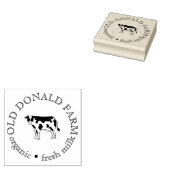 Custom Fresh Farm Small Business Gummistempel (Stempel)