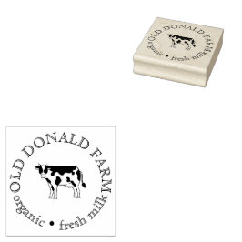 Custom Fresh Farm Small Business Gummistempel