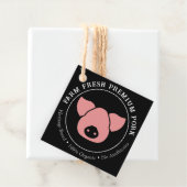 Custom Fresh Premium Pork Business-Tag Geschenkanhänger (Beispiel)