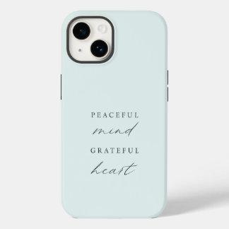 Custom Friedlich Mind Dankbarkeit Herz Case-Mate iPhone 14 Hülle