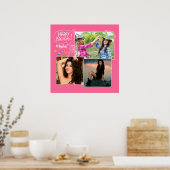 Custom Friend Happy Geburtstag Foto Collage Poster (Küche)