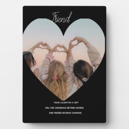 Custom Friend Memorial Plaque Tabletop Tribute Fotoplatte