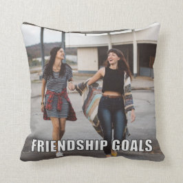 Custom Friends Foto Funny Friendship Goals Meme Kissen