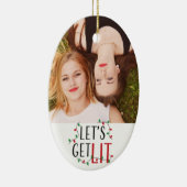 Custom Friends Foto Lasse Weihnachten Keramik Ornament (Rechts)