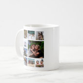 Custom Friends Photo Collage Kaffeetasse (Vorderseite Links)