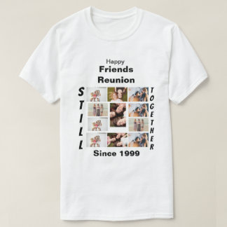 Custom Friends Wiedersehen 11 Foto Collage T - Shi T-Shirt