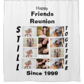 Custom Friends Wiedersehen 11 FotoCollage Duschvorhang (Vorderseite)