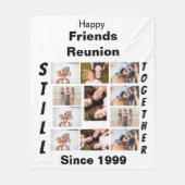 Custom Friends Wiedersehen 11 FotoCollage Fleecedecke (Vorderseite)