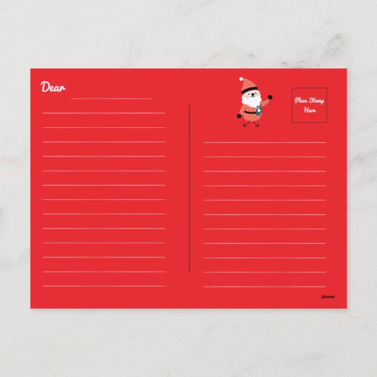 Custom Frohe Weihnachten und ein glückliches neues (Rückseite)