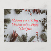 Custom Frohe Weihnachten und ein glückliches neues (Vorderseite)