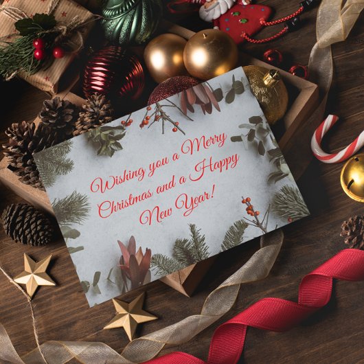 Custom Frohe Weihnachten und ein glückliches neues