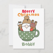 Custom Frohe Weihnachten Weihnachten Weihnachten i Mitteilungskarte (Vorderseite)