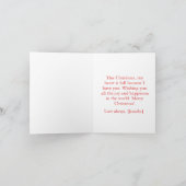 Custom Frohe Weihnachtskarte für Ihren Freund Karte (Innenseite)