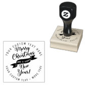 Custom fröhliche Weihnachten BUSINESS LOGO Rubber Gummistempel (Stempel)