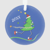 Custom front/back Christmas Tree Runner © Ornament (Rückseite)