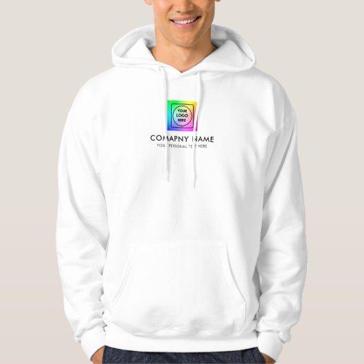 Custom Front Back Logo Staff Hoodie (Vorderseite)