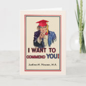 Custom Front, Glückwunsch zum Abschluss Karte (Vorderseite)