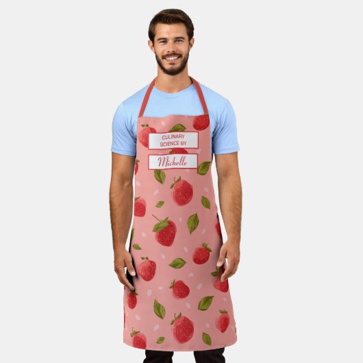 Custom Fruit Apron – Culinary Science by [Name] Schürze (Getragen)