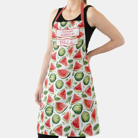 Custom Fruit Apron – Culinary Science by [Name] Schürze (InSitu)