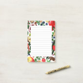 CUSTOM Fruit Veggie Wasserfarben Lebensmittelgesch Post-it Klebezettel (Auf Schreibtisch)