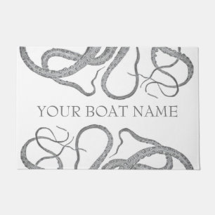 Custom Fügen Sie Ihren Bootsnamen nautischen Oktop Fußmatte