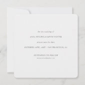 Custom Full Foto Wedding Save The Date (Rückseite)