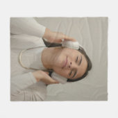 Custom Full Photo Modern   Fleecedecke (Vorderseite (Horizontal))