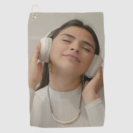 Custom Full Photo Modern  Golfhandtuch (Vorderseite)