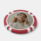 Custom Full Photo Modern  Pokerchips (Einzeln)