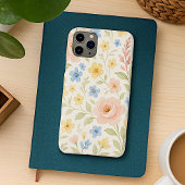 Custom Fun Classy Shabby Französisch Floral Art Mu iPhone Hülle