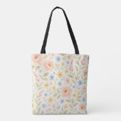 Custom Fun Classy Shabby Französisch Floral Art Mu Tasche (Rückseite)