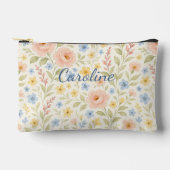 Custom Fun Classy Shabby Französisch Floral Art Mu Zubehörtasche (Vorderseite)