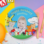Custom Fun Cute Animals Birthday Party Pappteller