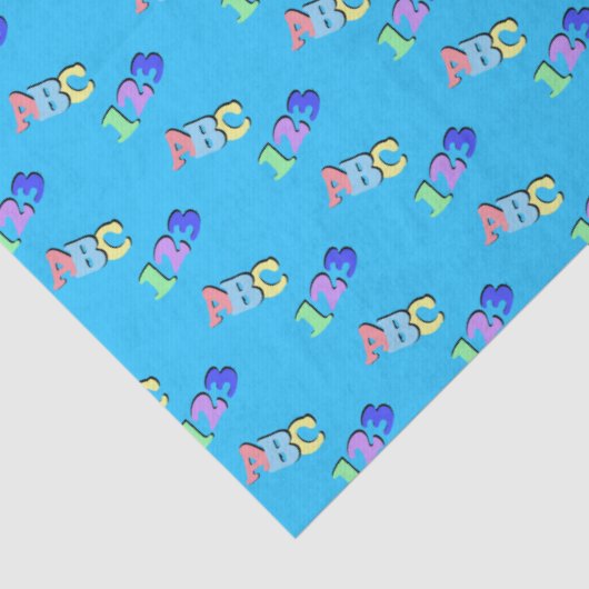 Custom Fun Cute Animals Birthday Seidenpapier (Detail)