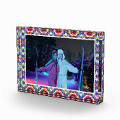 Custom Fun Frohe Weihnachts Dopamin Dekor Schweste Fotoblock (Rechts)