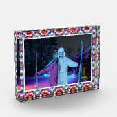 Custom Fun Frohe Weihnachts Dopamin Dekor Schweste Fotoblock (Links)