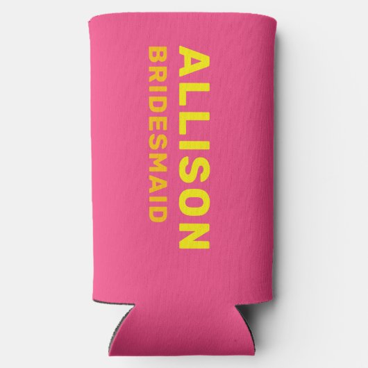 Custom Fun Modern Bachelorette Summer Beach Trip Selters Dosenkühler (Rückseite)