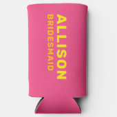 Custom Fun Modern Bachelorette Summer Beach Trip Selters Dosenkühler (Vorderseite)