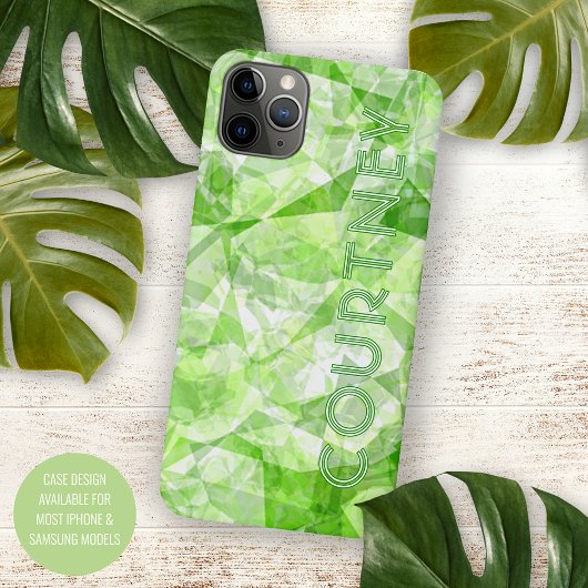 Custom Fun Modernes Retro Polygon Mosaik Art Muste iPhone Hülle