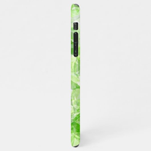 Custom Fun Modernes Retro Polygon Mosaik Art Muste iPhone Hülle (Linke Seite)